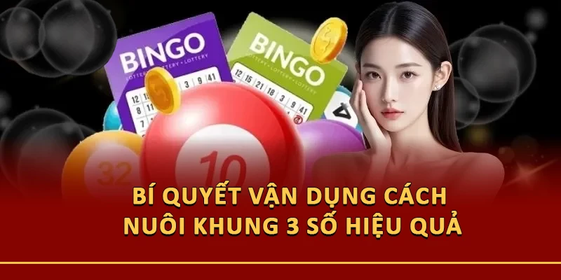 Bí quyết vận dụng cách nuôi khung 3 số hiệu quả