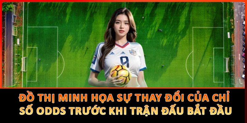 Đồ thị minh họa sự thay đổi của chỉ số odds trước khi trận đấu bắt đầu
